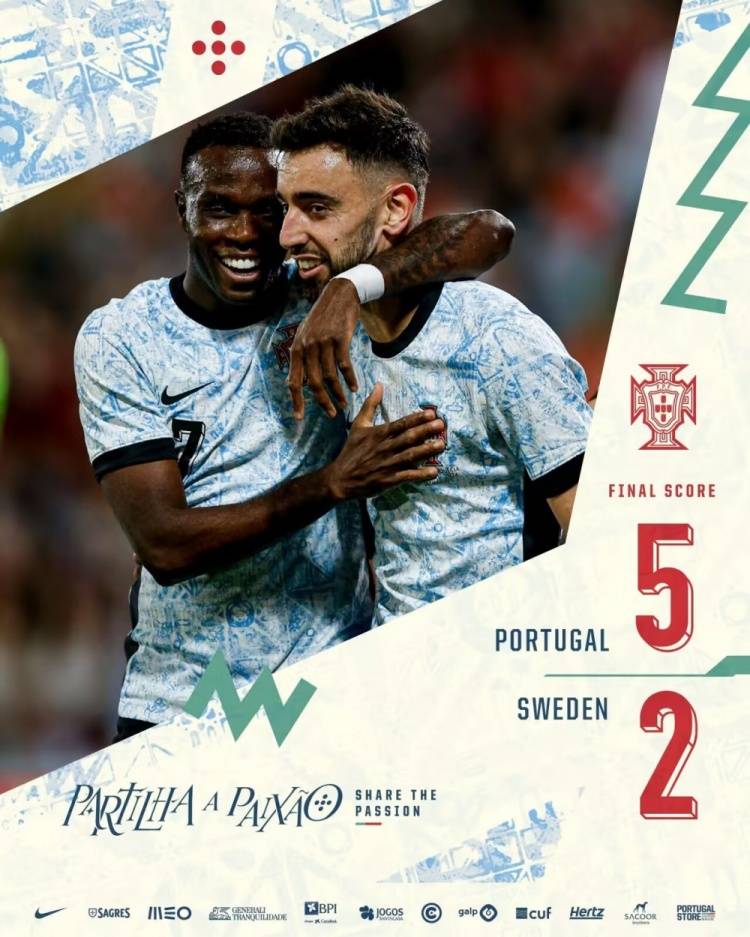 葡萄牙迎战瑞典，双方实力相近