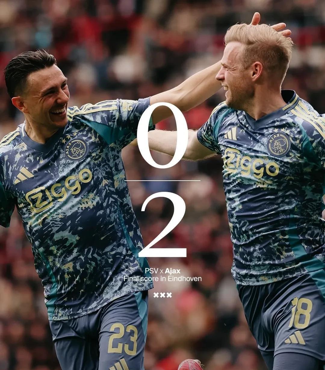 阿贾克斯主场击败曼联，欧冠晋级形势大好