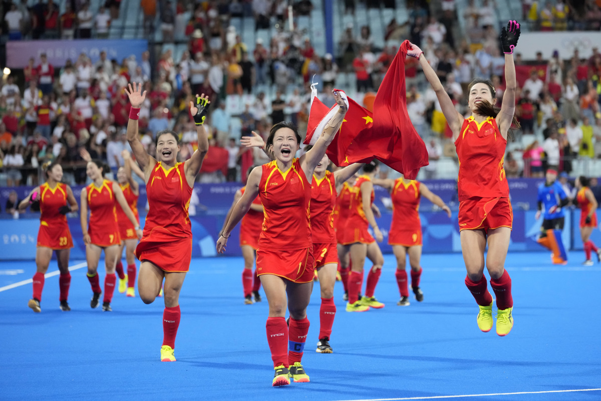 中国姑娘在比赛中展现出了强大实力